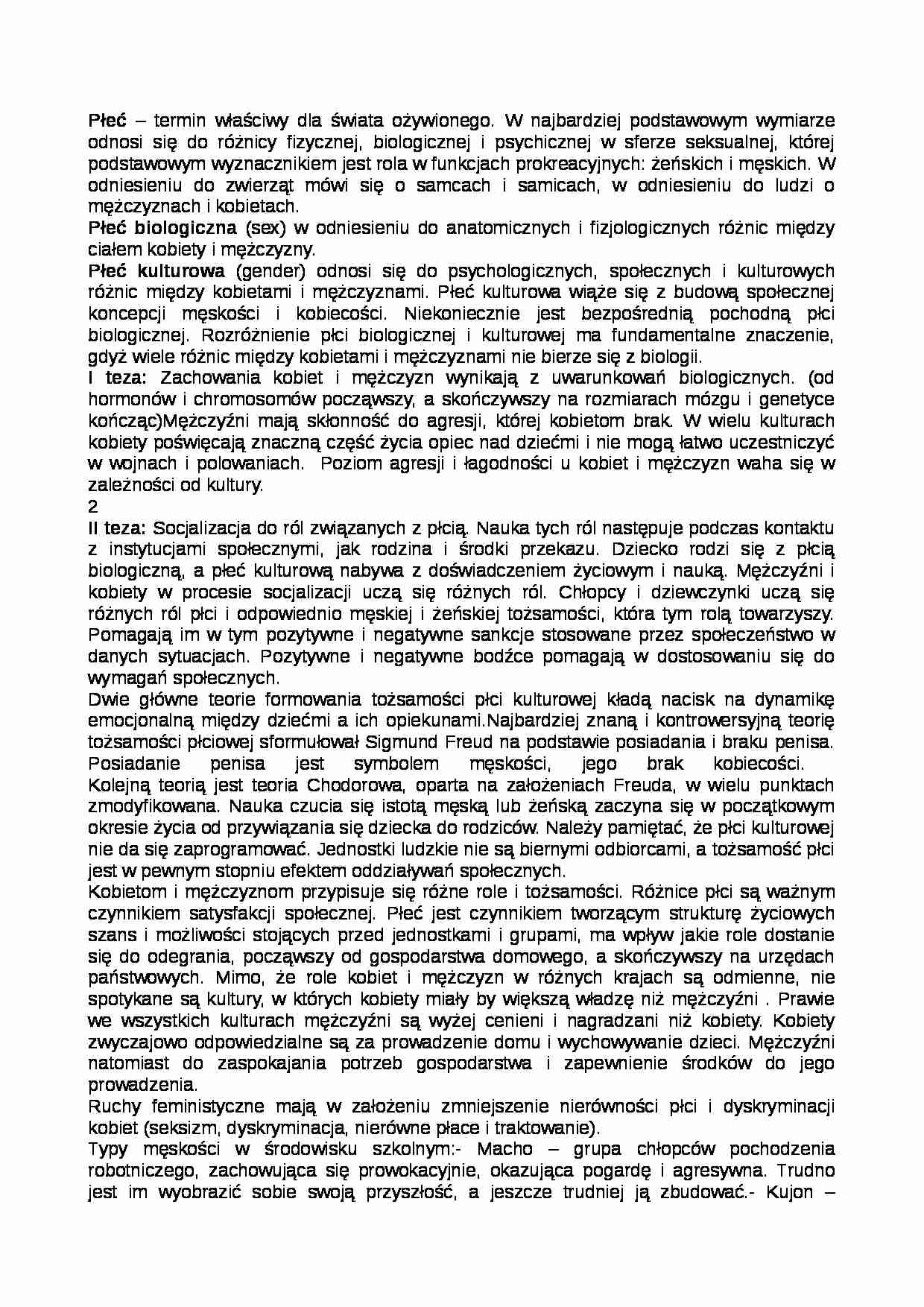 Płeć i seksualność - strona 1