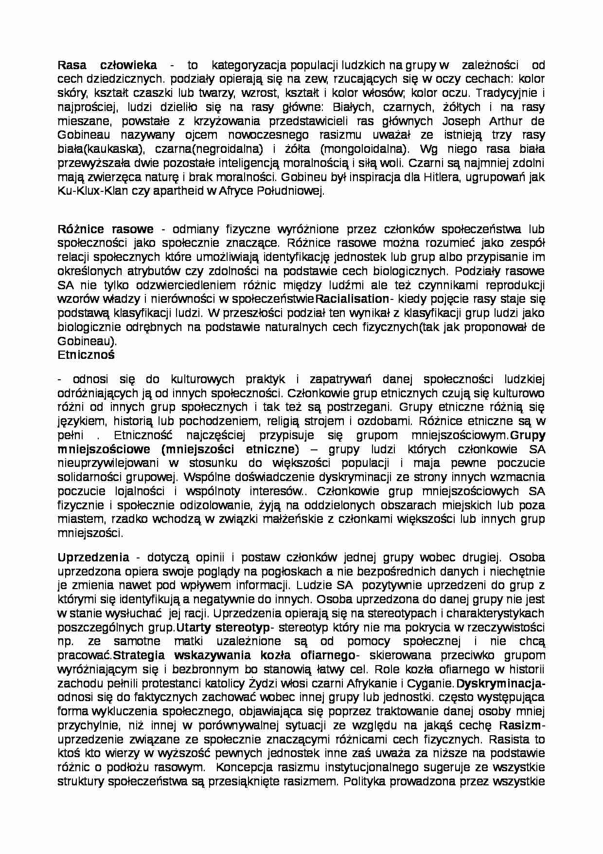 Rasa, etniczność i migracja - strona 1