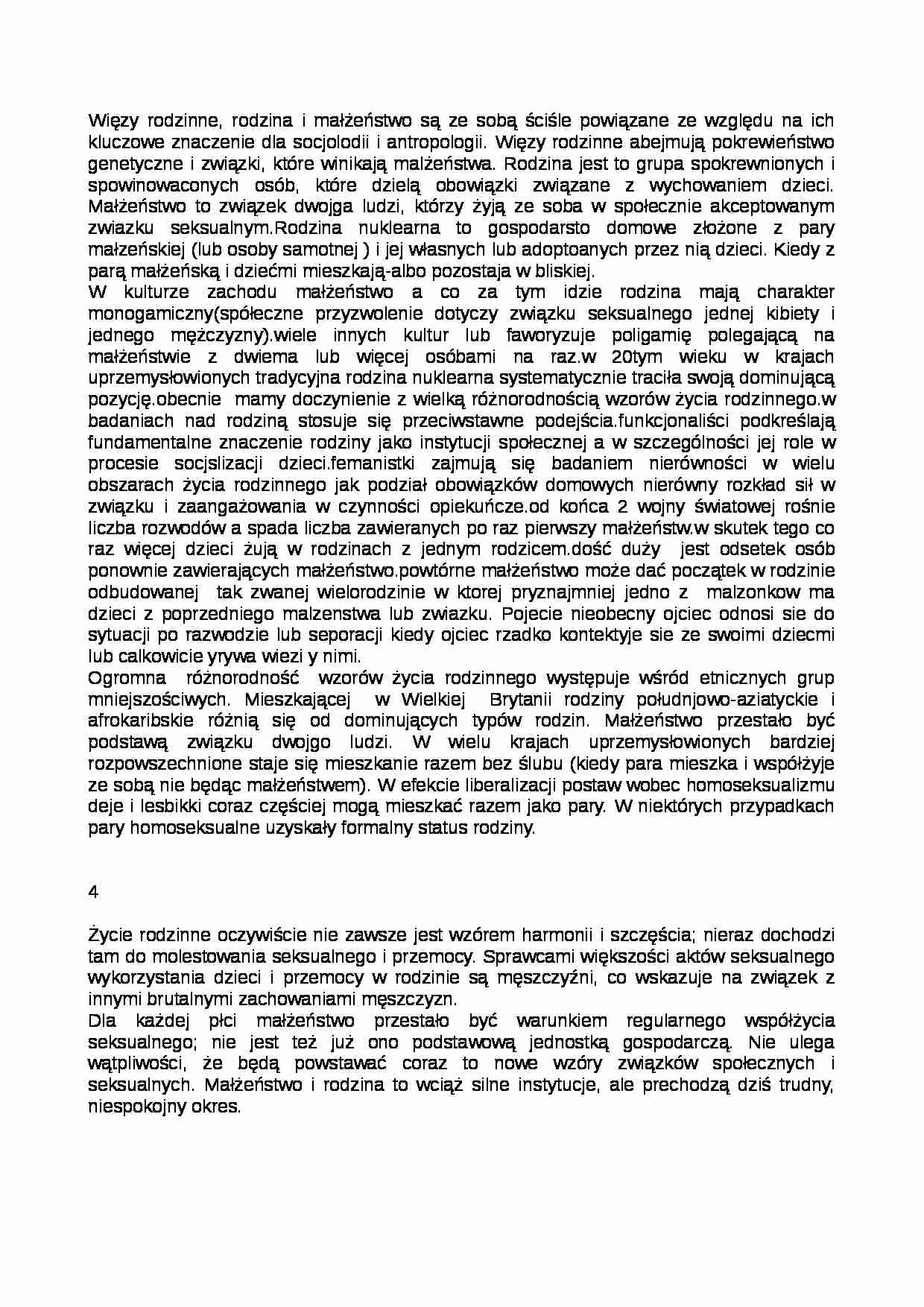 Rodzina - definicja i życie rodzinne - strona 1