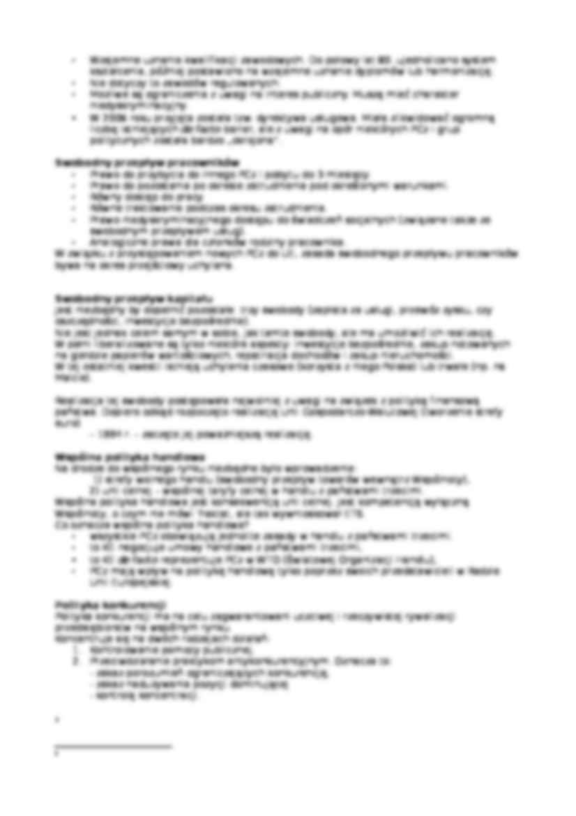 Wspólne polityki - Unia Europejska  - strona 2