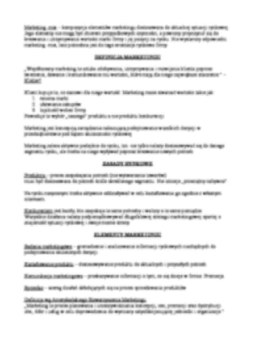 Geneza i istota marketingu  - strona 2