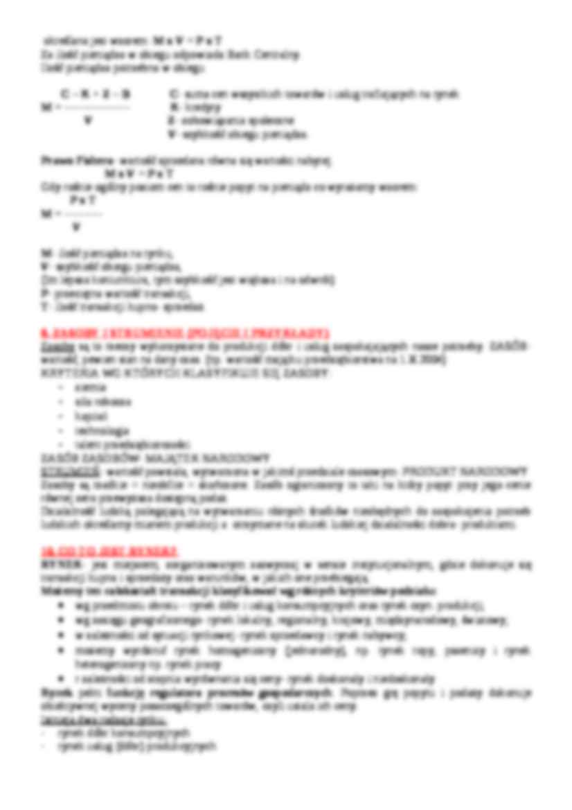 Podstawy ekonomii - najważniejsze zagadnienia  - strona 3