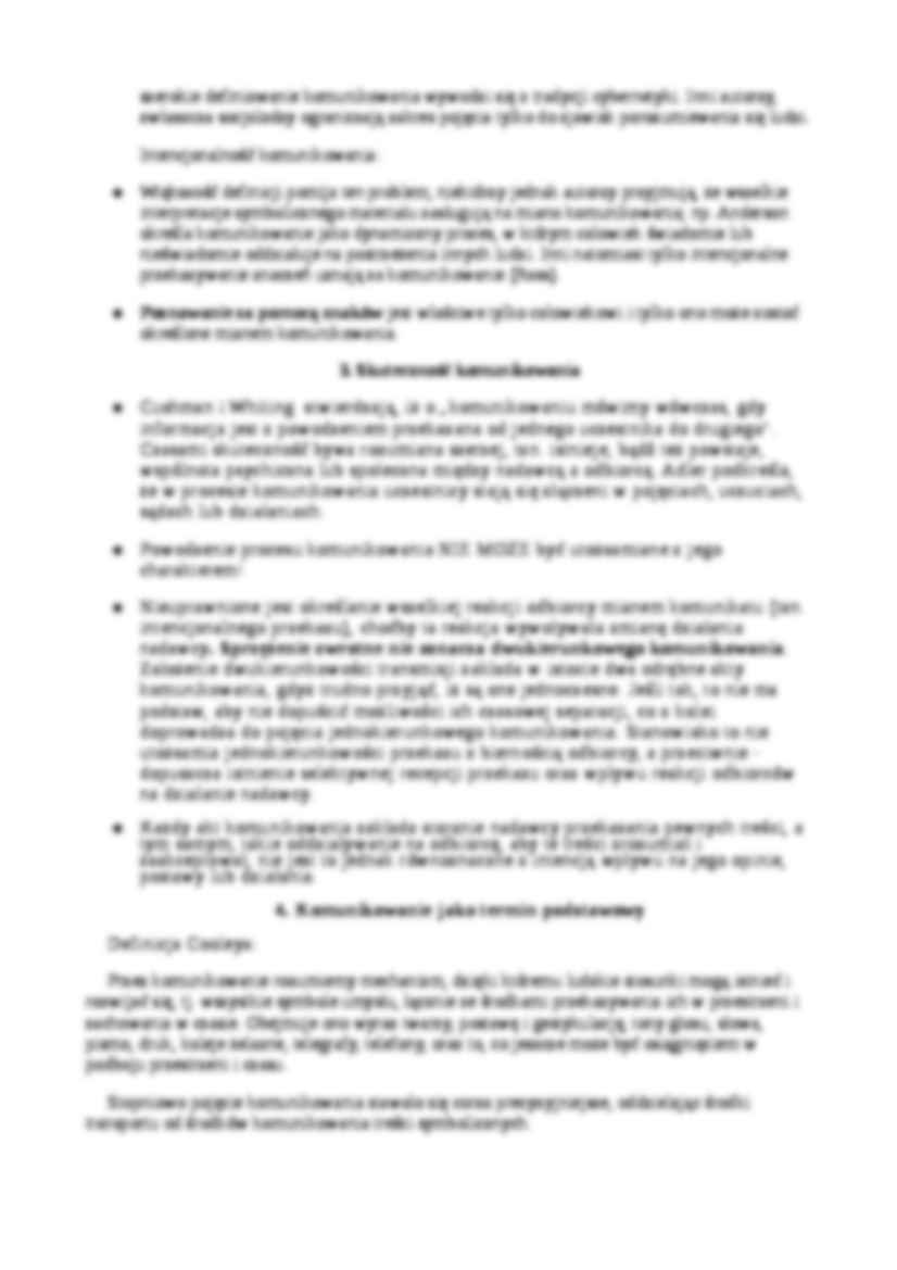 Komunikowanie społeczne - definicje, funkcje, modele - strona 2