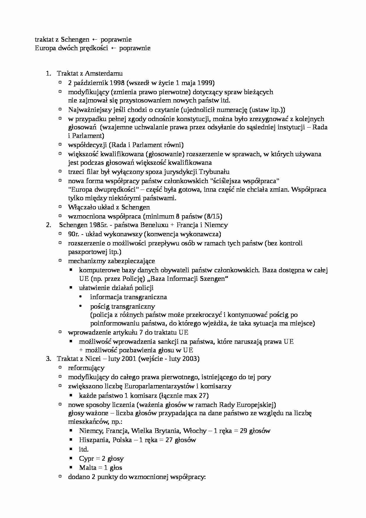 Traktaty założycielskie Unii Europejskiej  - strona 1
