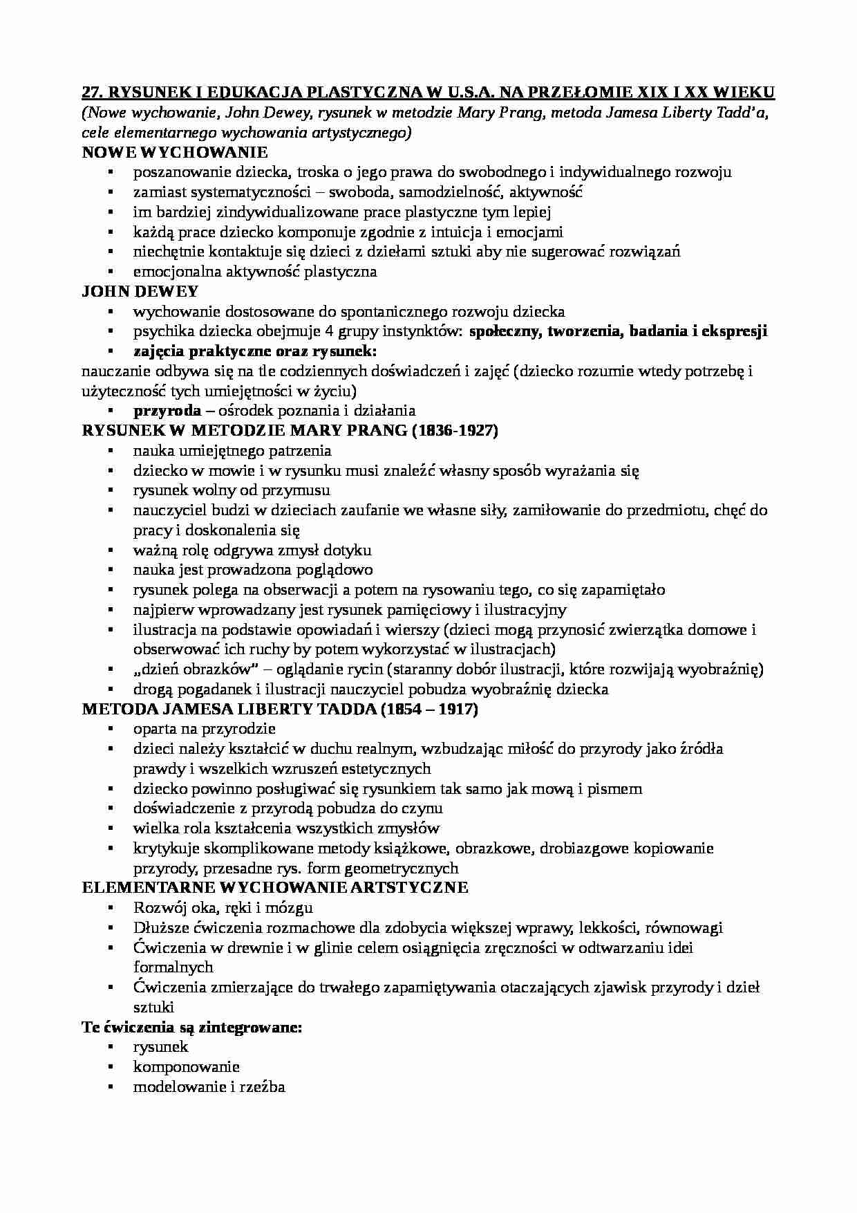 Rysunek i edukacja plastyczna - rozwój - strona 1