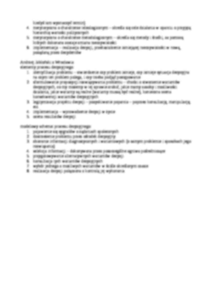 Decyzje polityczna i procesy decyzyjne  - strona 3