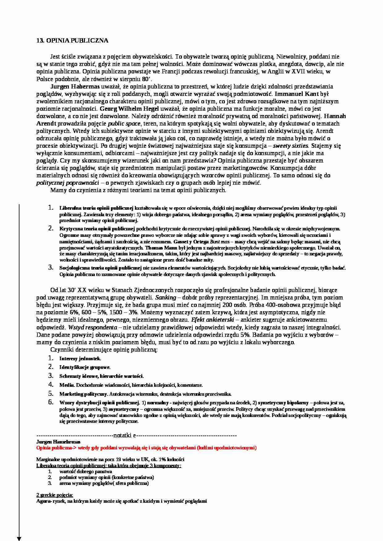 Opinia publiczna - strona 1