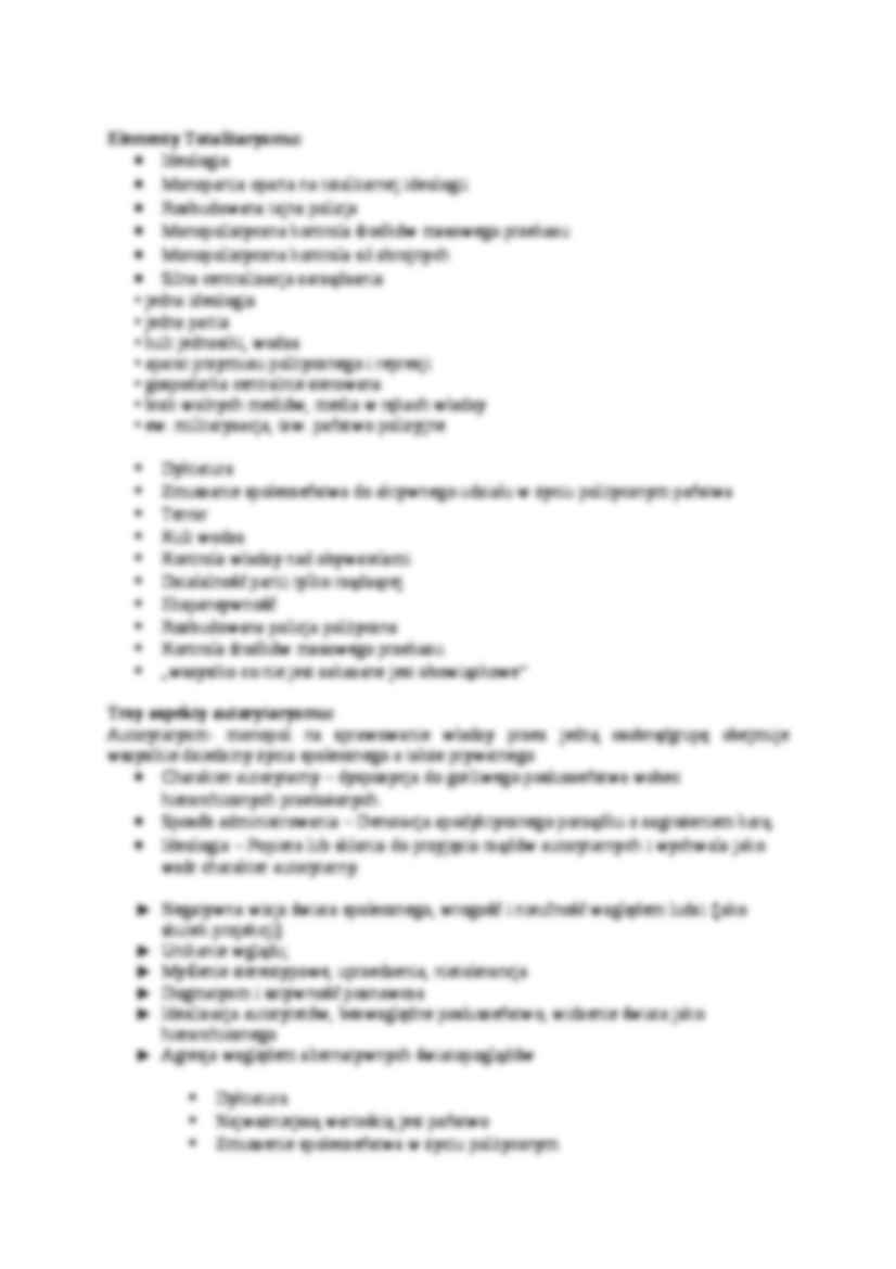 Teoria polityki - zagadnienia egzaminacyjne  - strona 2