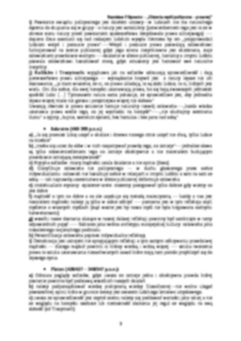 Historia myśli politycznej - opracowanie  - strona 3