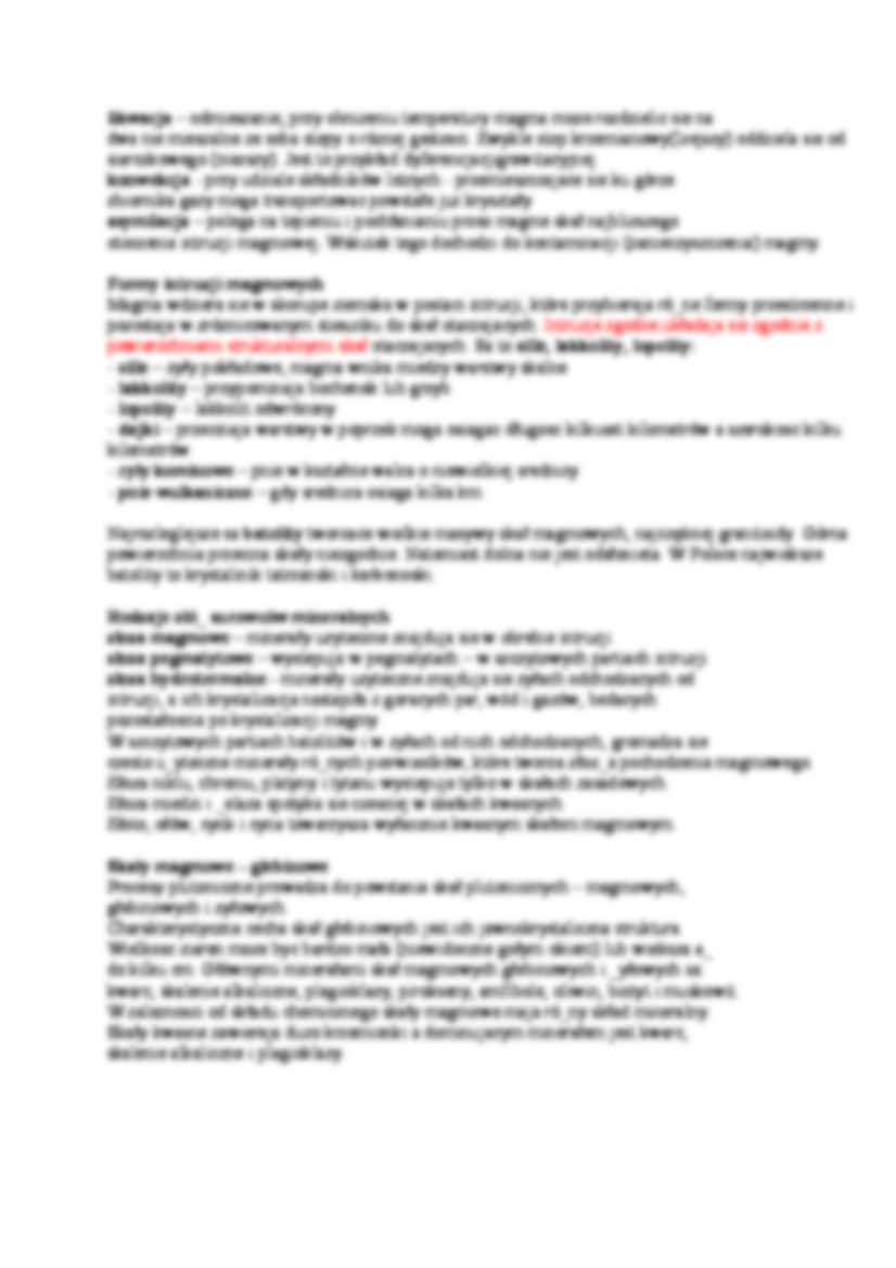 Magmatyzm w naukach o Ziemii - strona 2