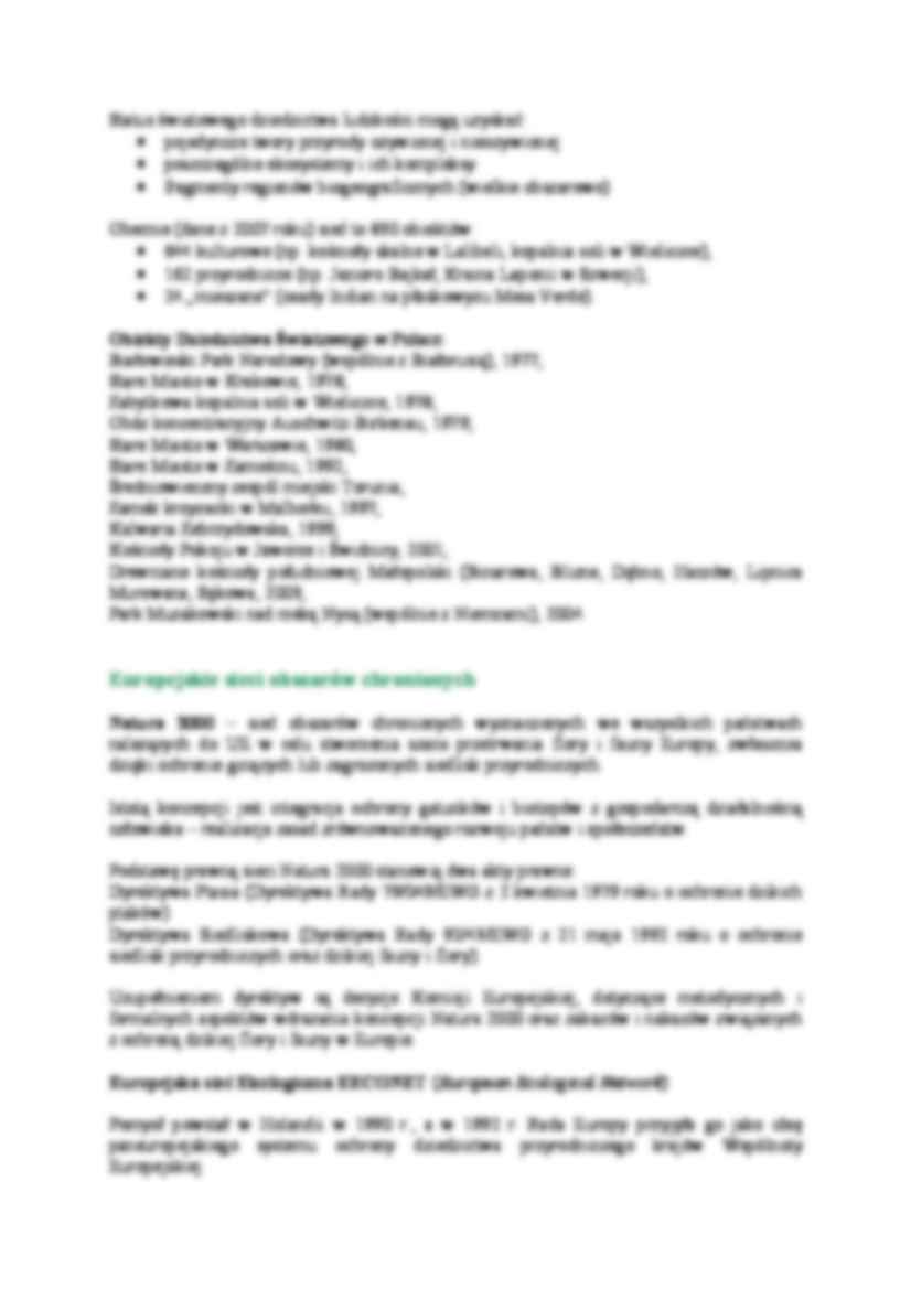Światowe sieci obszarów chronionych - strona 3