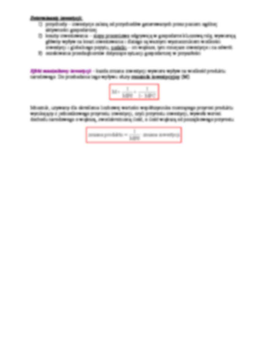 Determinanty dochodu narodowego - Makroekonomia - strona 3