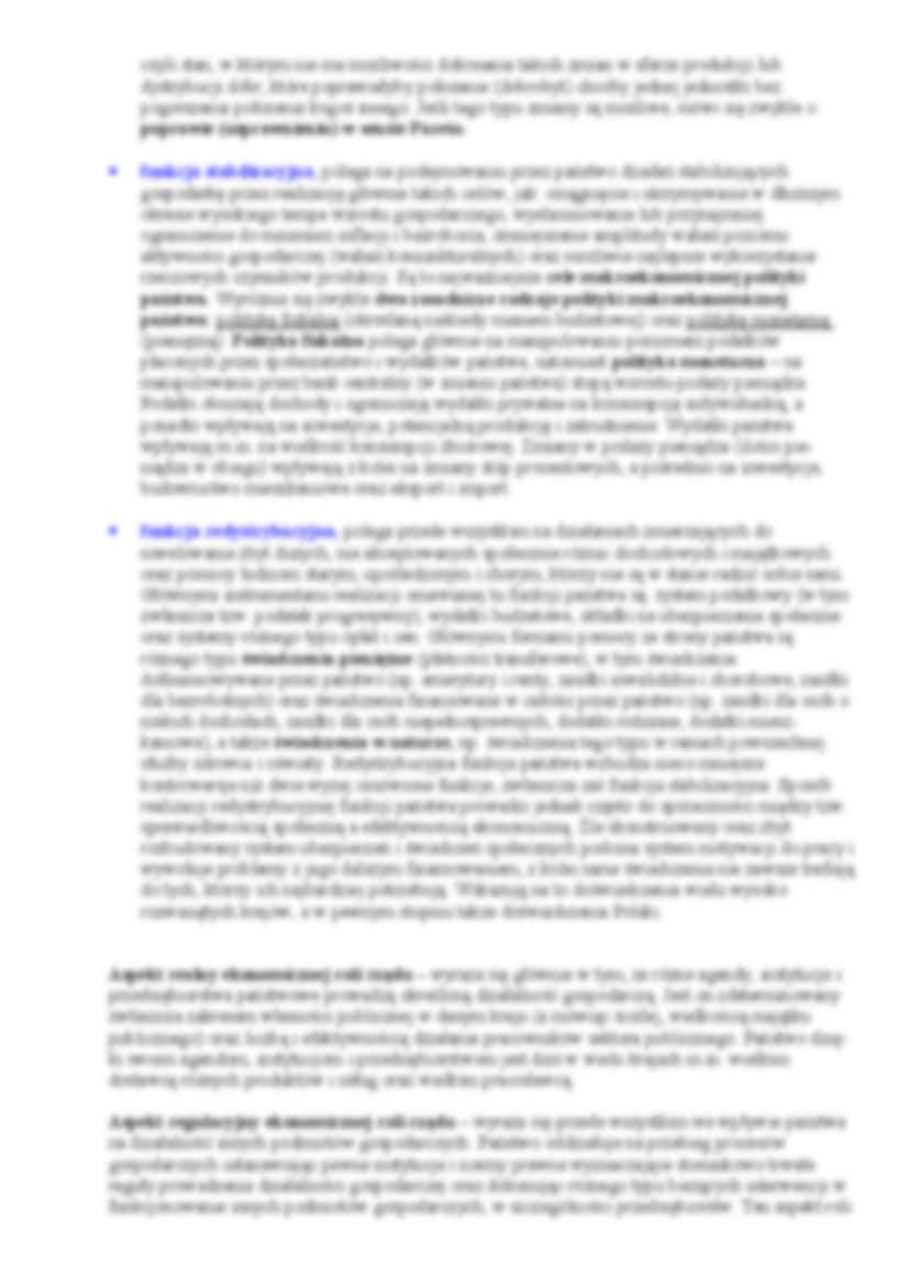 Ekonomiczna rola rządu w gospodarce - strona 3