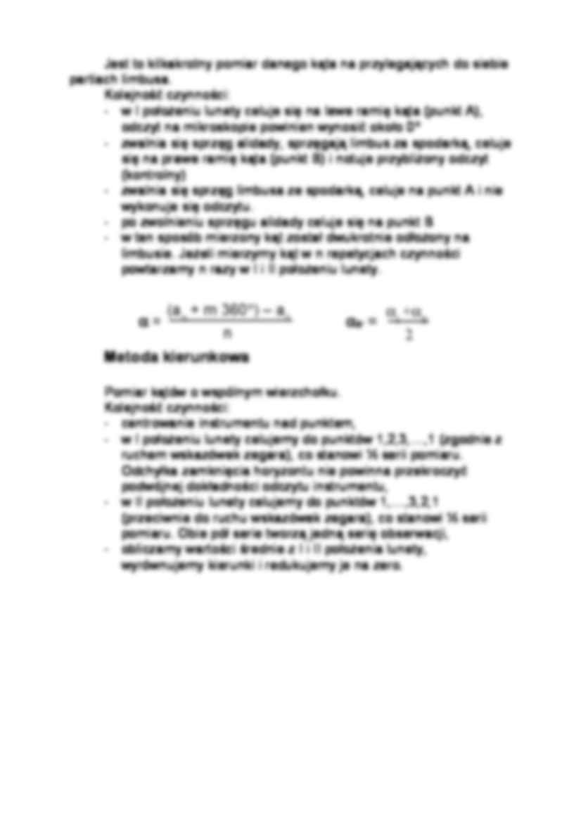 Pomiar kątów poziomych - strona 2