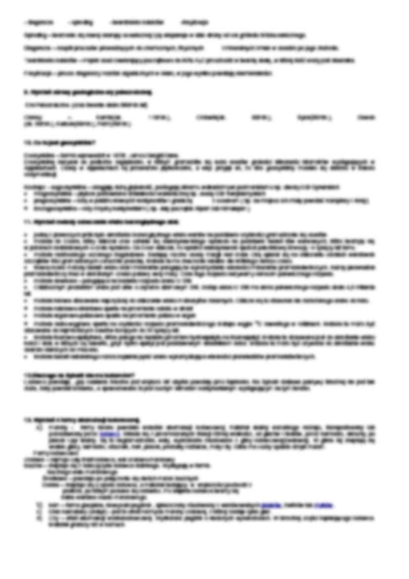 Egzamin z geologii - strona 2