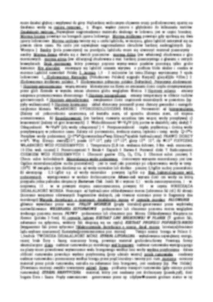 Kolokwium - rzeki, morza, lodowce - strona 2