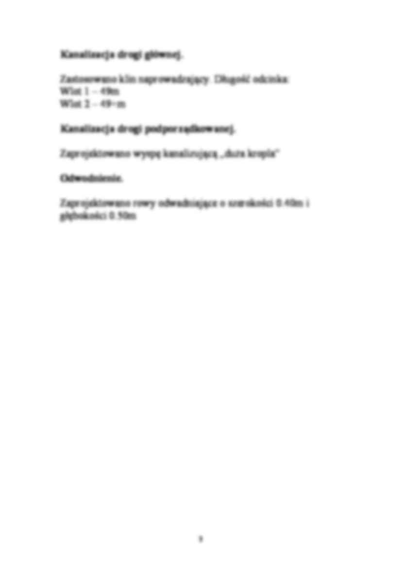 Projekt skrzyżowania dróg - strona 3