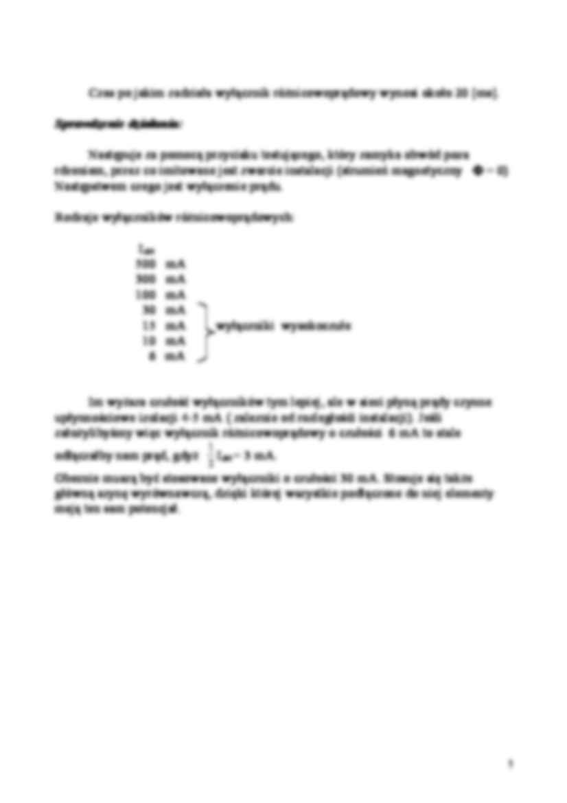 Wyłącznik różnicowoprądowy - środek ochrony przeciwpożarowej - strona 3