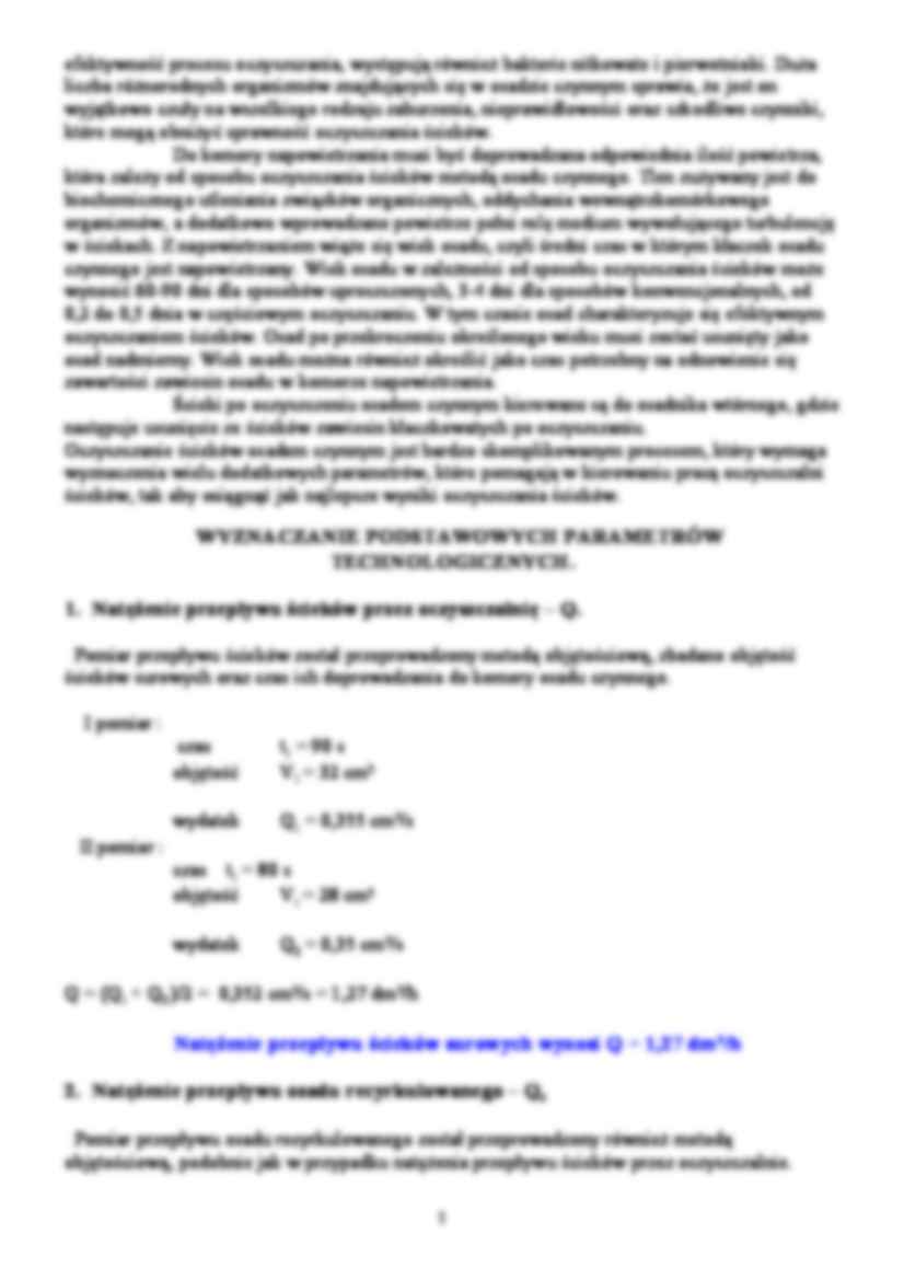 Badanie pracy modelu oczyszczalni biologicznej - strona 2