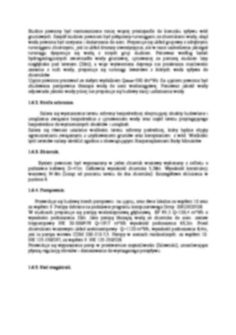 Opis techniczny-sieć wodociągowa - strona 3
