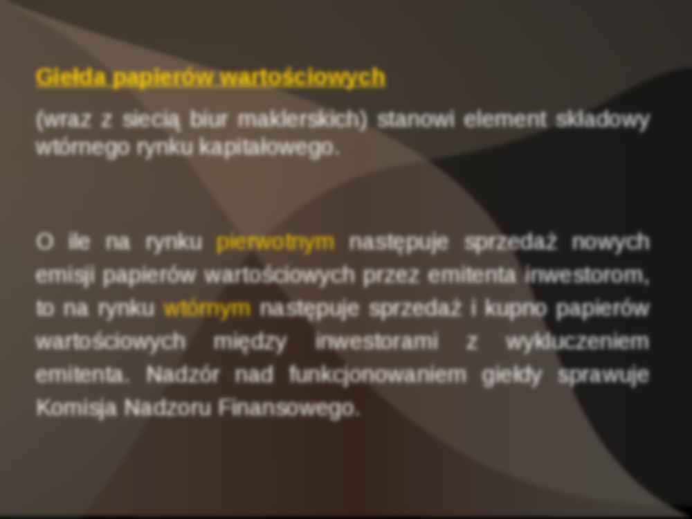 Giełda papierów wartościowych - Indeks giełdowy - strona 3
