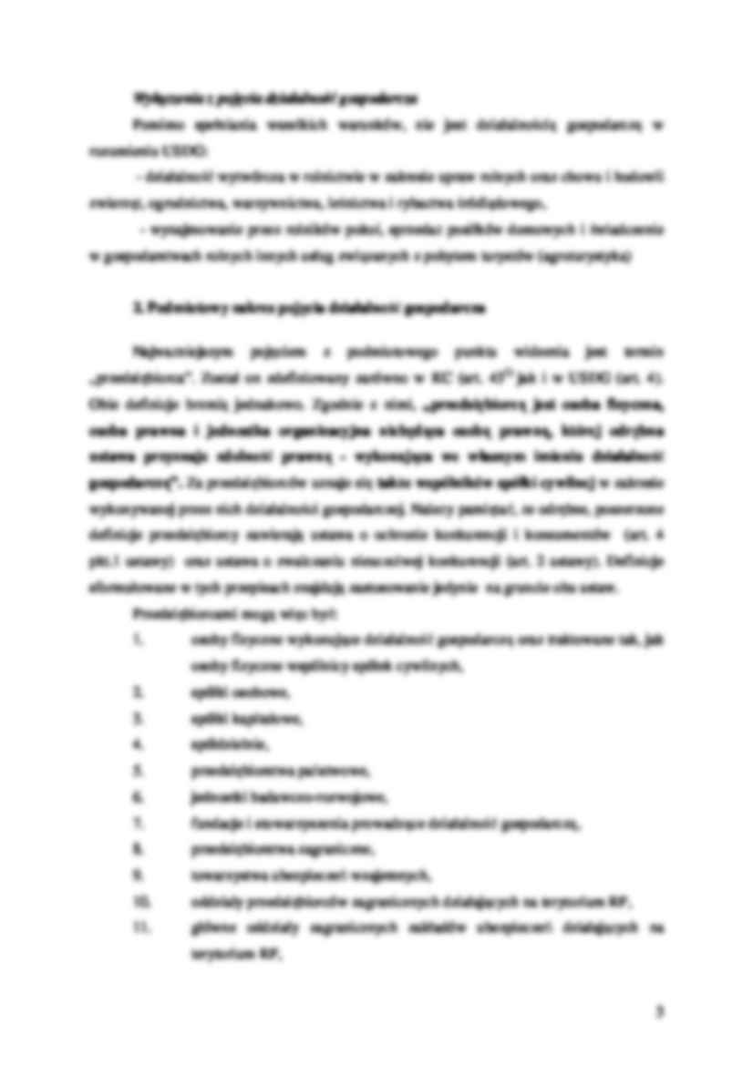 Działalność gospodarcza - opracowanie  - strona 3
