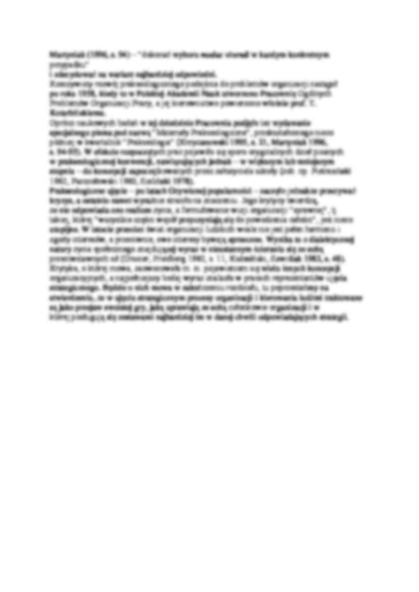 Rozwój teorii organizacji - kierunki współczesne - strona 3