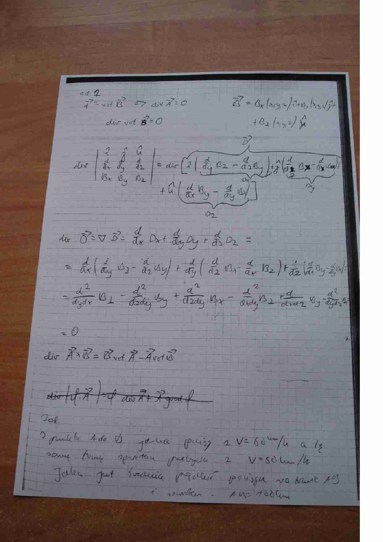 Fizyka - notatki z ćwiczeń - średnia prędkość - strona 1