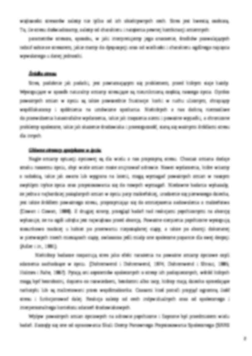 Stres - referat - strona 2