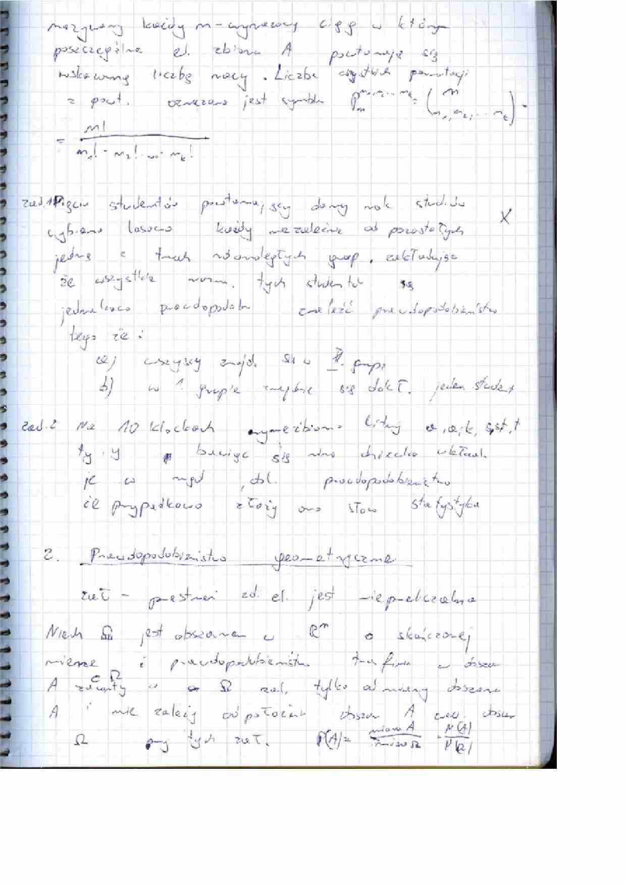 Prawdopodobieństwo geometryczne - teoria - strona 1