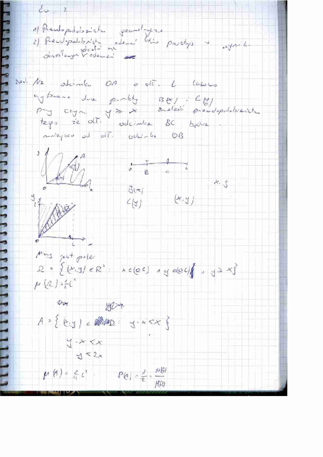 Prawdopodobieństwa - zadania. - strona 1