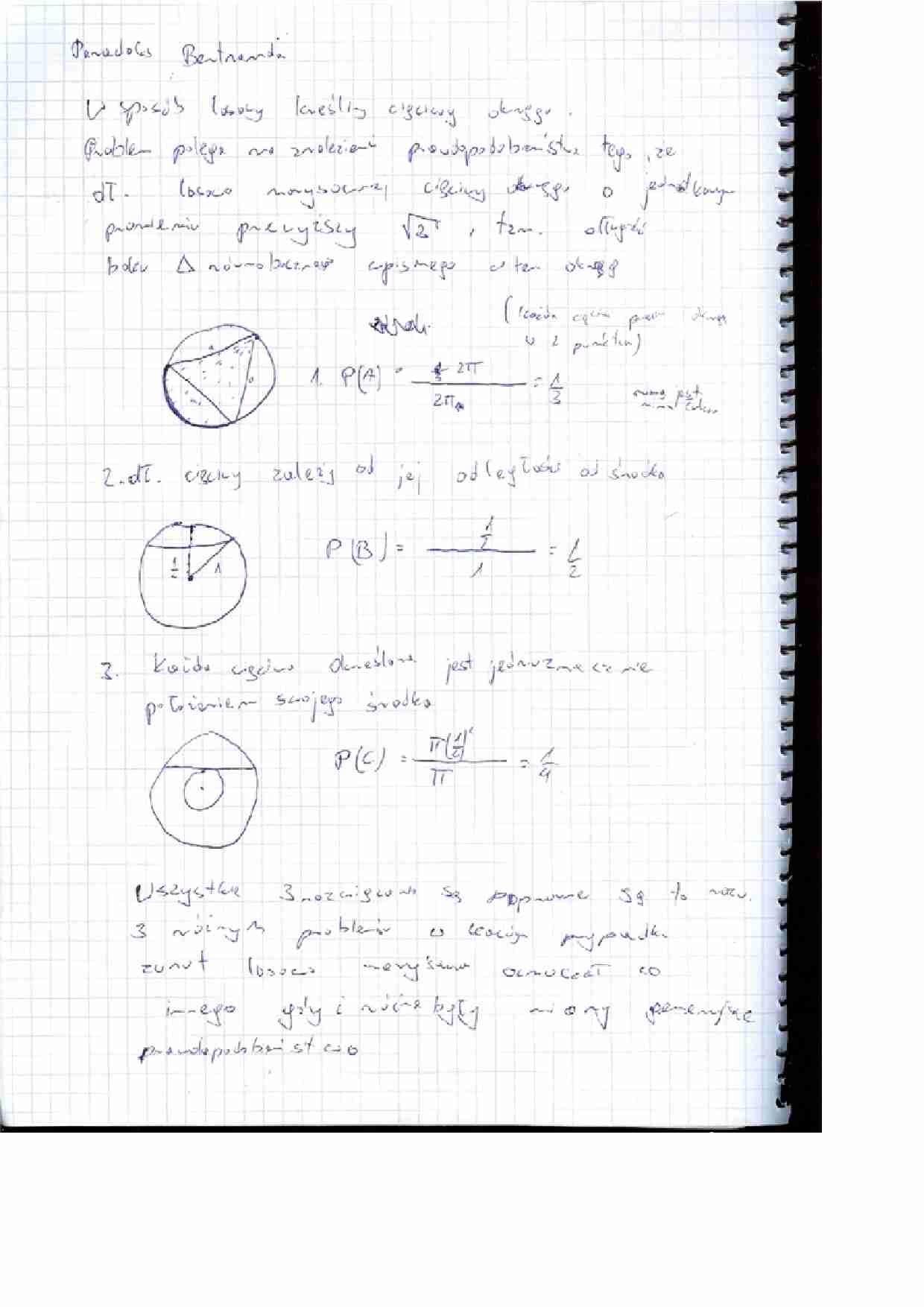 Paradoks Bertranda - teoria. - strona 1