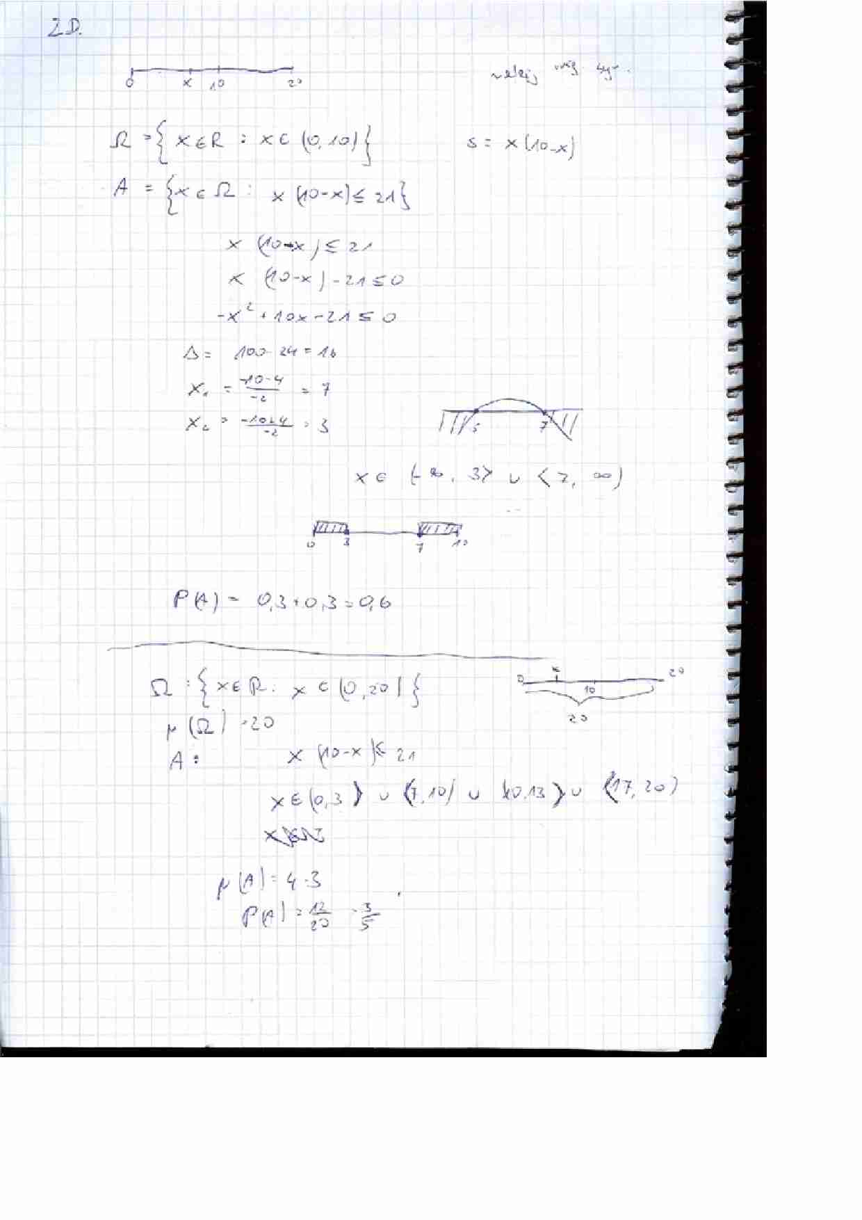 Zadania z probalistyki i statystyki2 - strona 1