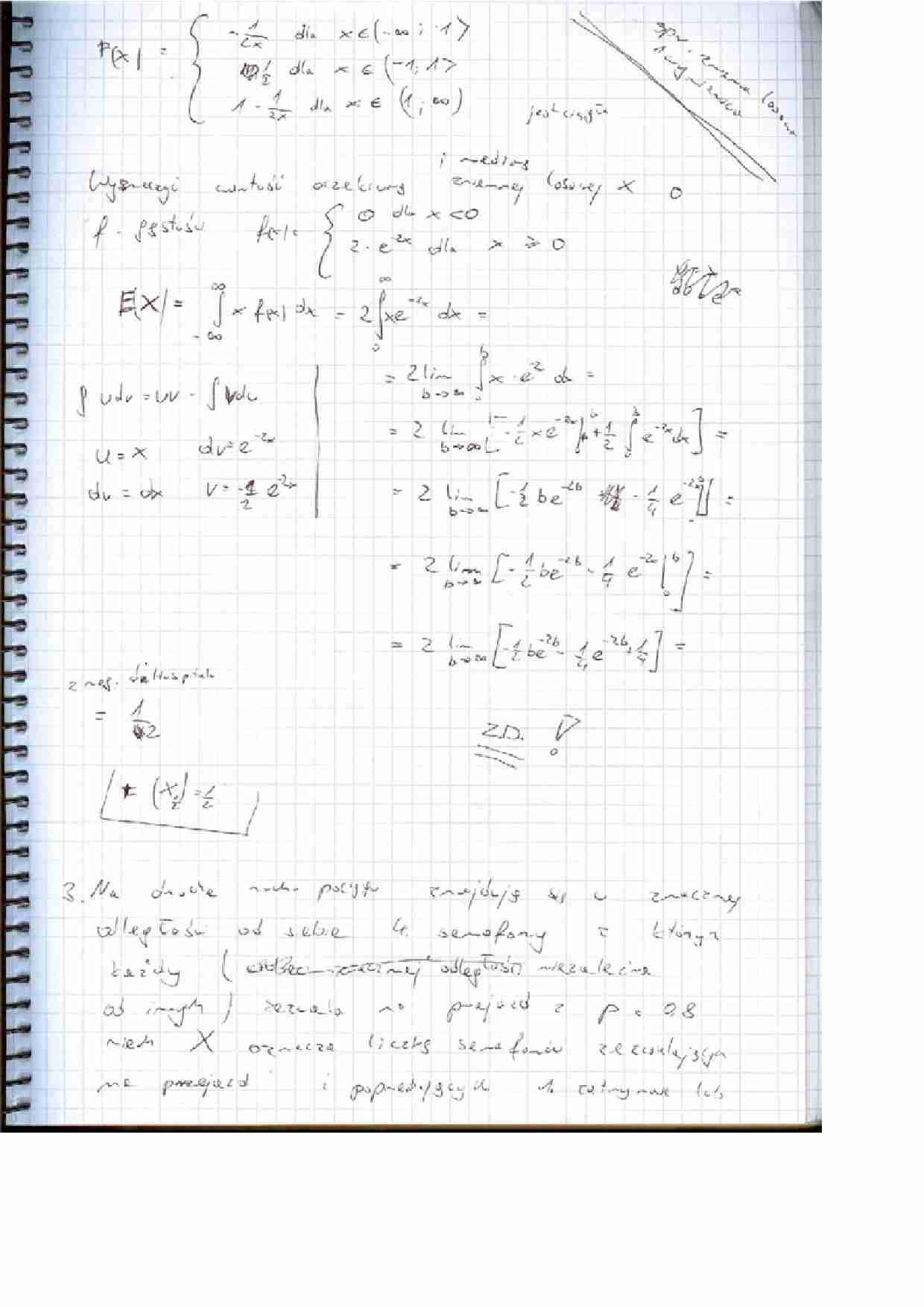 Zadania z probalistyki i statystyki10 - strona 1