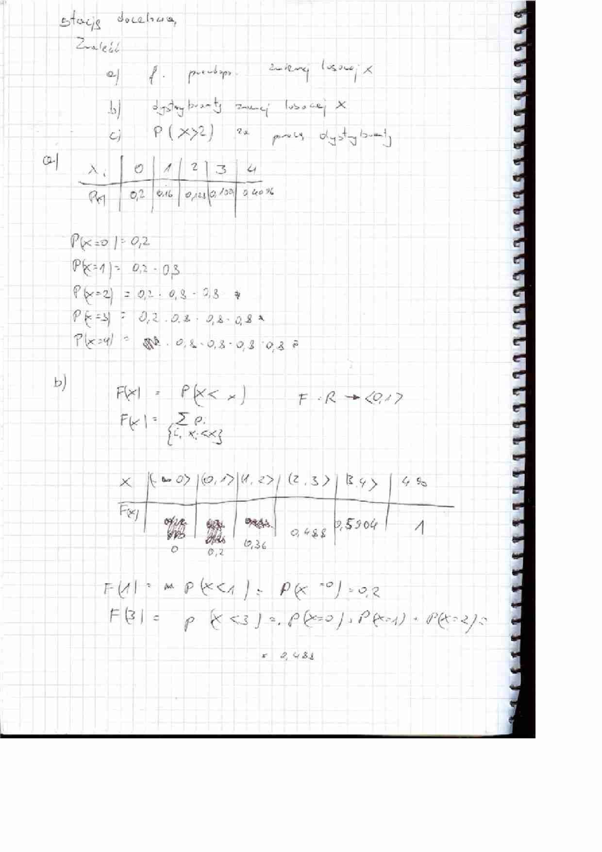 Zadania z probalistyki i statystyki 11 - strona 1