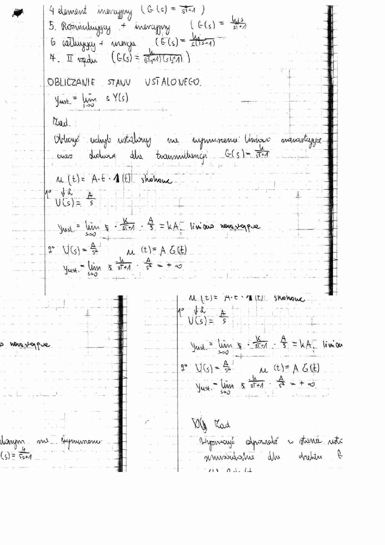 Obliczanie stanu ustalonego - zadanie - strona 1