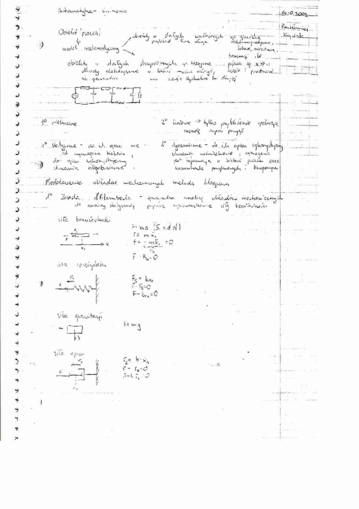 Modelowanie układów mechanicznych - strona 1