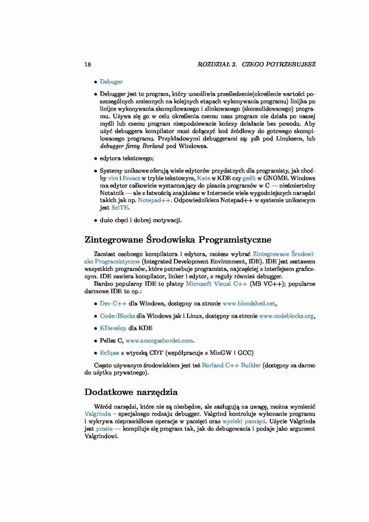 Zintegrowane Środowiska Programistyczne - strona 1