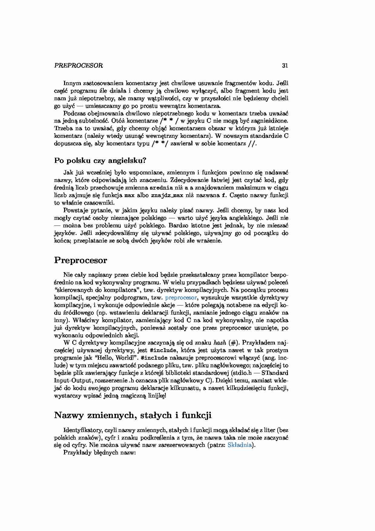 Kurs programowania w C cz.18 - strona 1