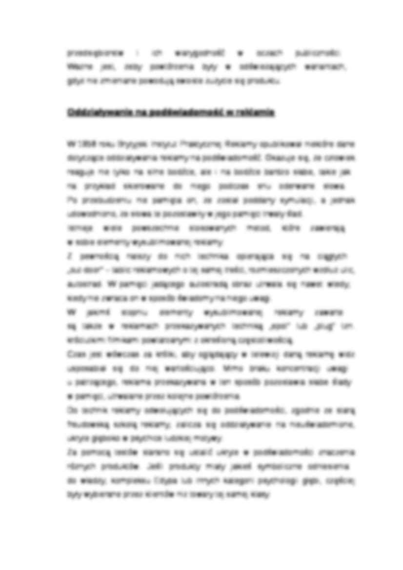 Psychologiczne aspekty reklamy - strona 2