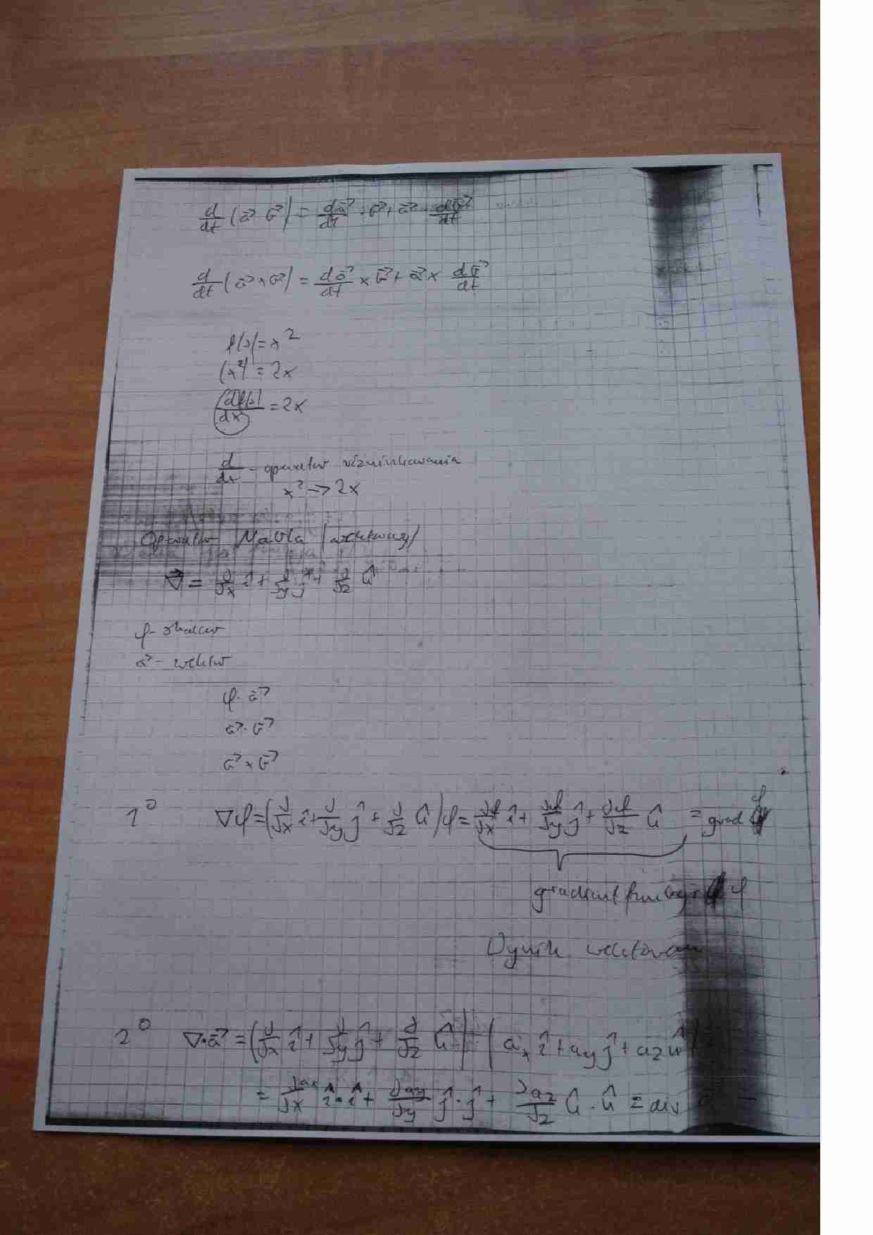 Ćwiczenia z fizyki - różniczkowanie - strona 1