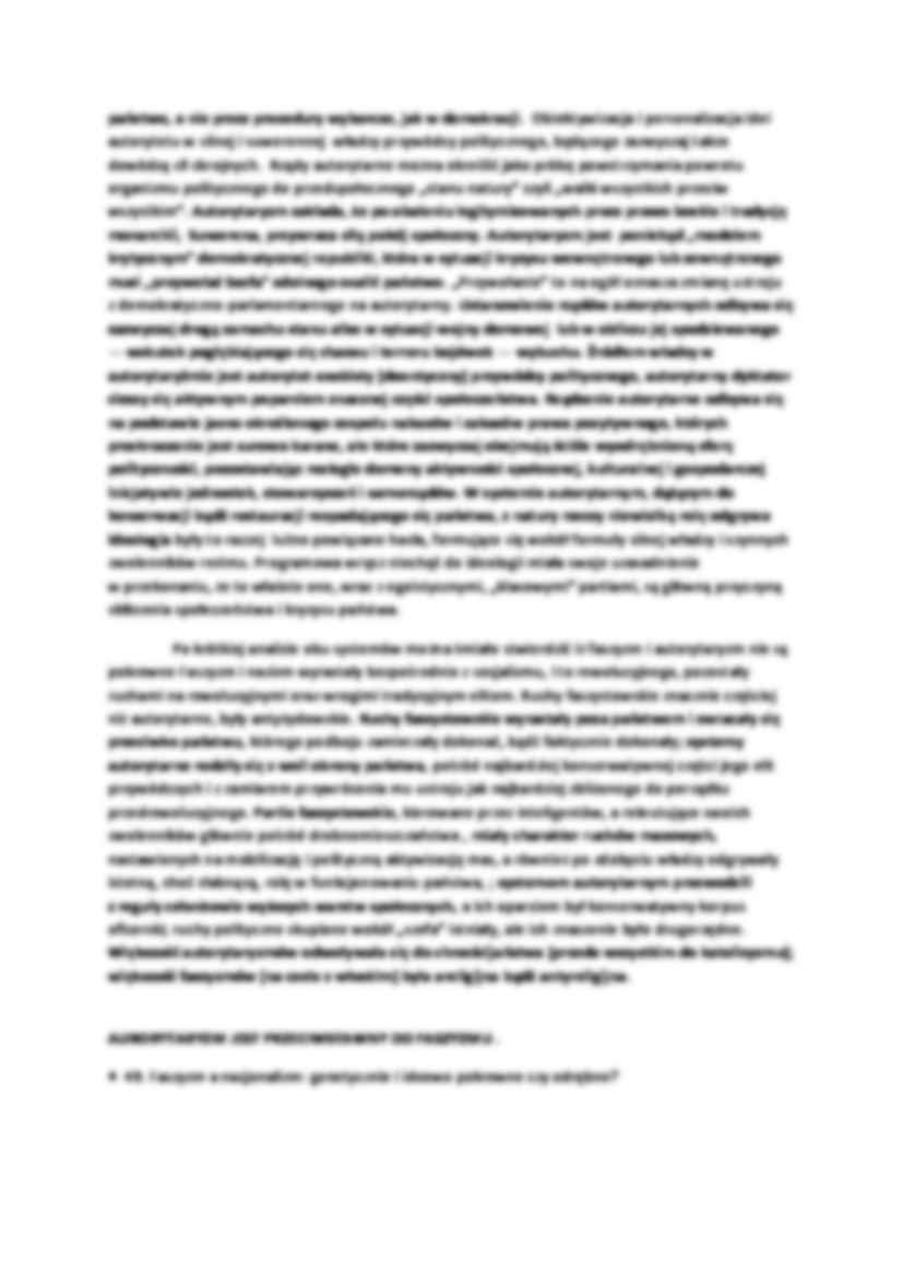 Faszyzm a autorytaryzm - porównanie  - strona 2