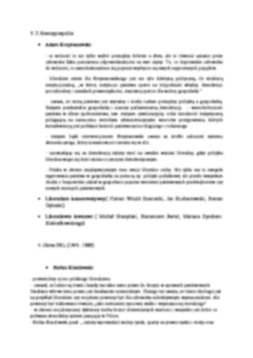 Przedstawiciele myśli liberalnej w Polsce  - strona 2