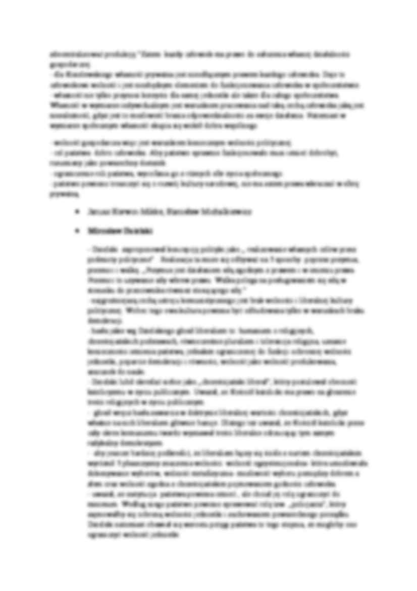 Przedstawiciele myśli liberalnej w Polsce  - strona 3
