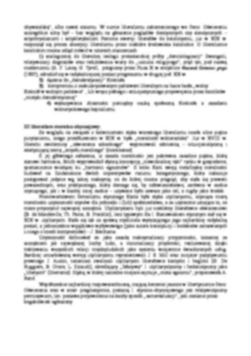 Liberalizm: rodzaje - strona 2