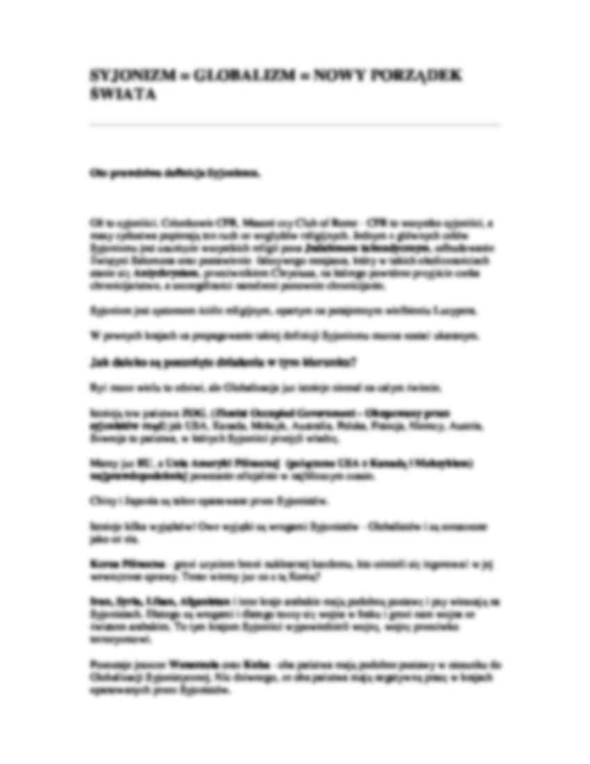 Syjonizm - opracowanie cz.2 - strona 2