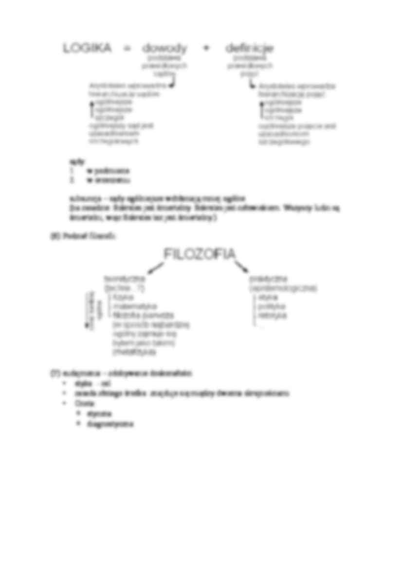 Arystoteles - notatki z wykładu  - strona 2