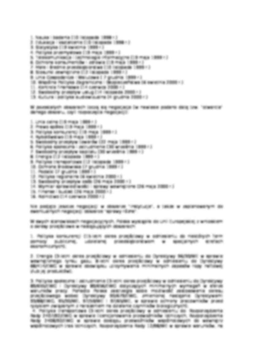 Przebieg negocjacji akcesyjnych Polski  - strona 3