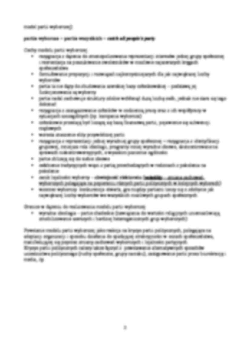 Ewolucja modelu partii politycznej  - strona 2