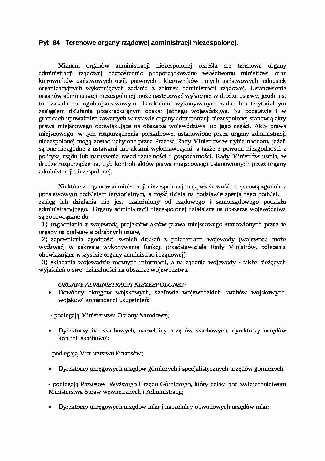 Administarcja niezespolona - strona 1